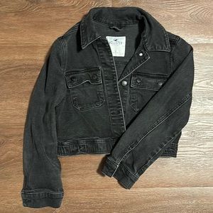 Black Jean Jacket Small Size